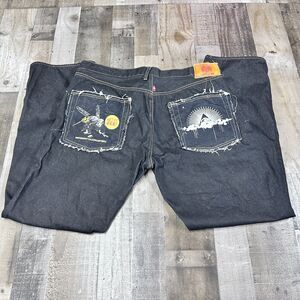 Vintage Red Monkey Martin KSOHOH Let it Bee Selvedge Dark Jeans Y2K 40x35